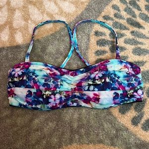 🌺Women's Athleta Floral Swim Top sz. 34B/C🌺